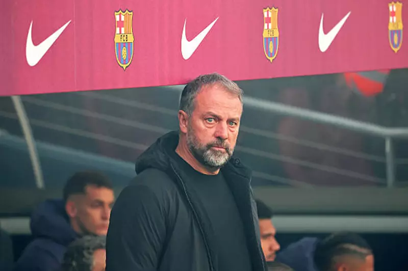 هانز فليك مدرب برشلونة